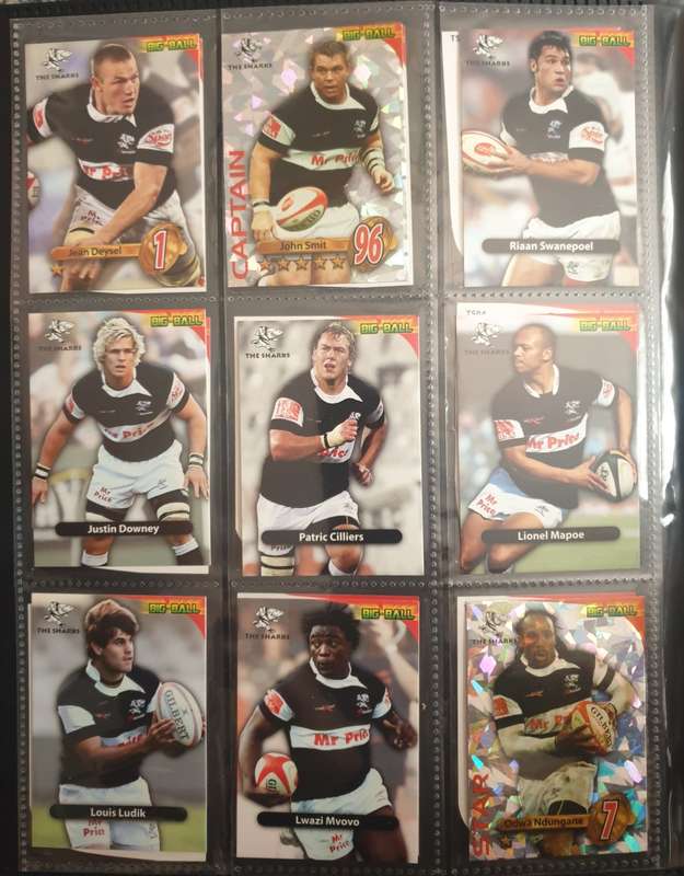 2010 Big ball rugby cards