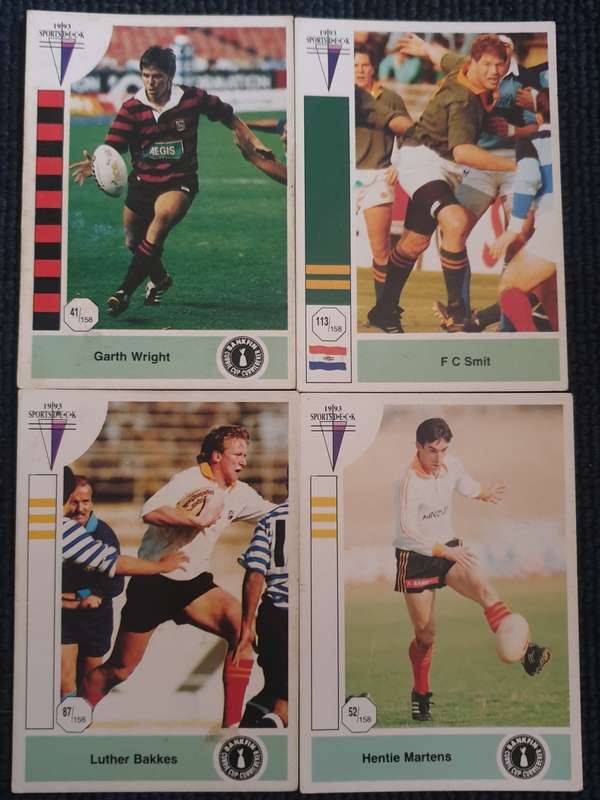 1993 Sport deck rugby cards