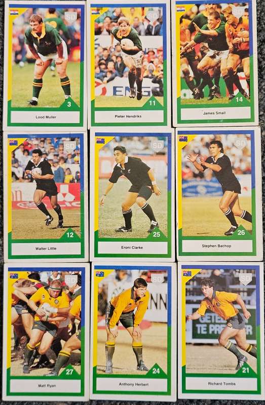 1992 Rugby card collection