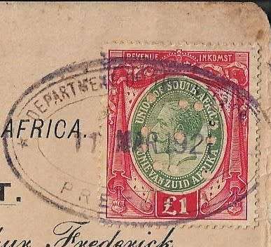 (Item 170) Passport ¿ Union of South Africa 1925
