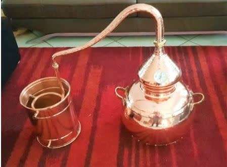 Distillery 20 liter * Alembic * Still * Moonshine Copper * Mampoer Kettle & 50 liter fermentin  drum