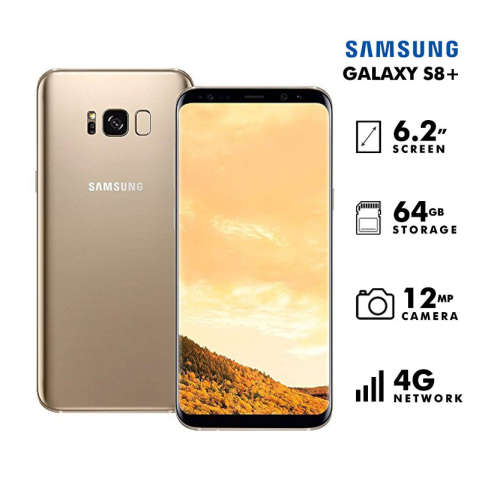 Samsung Galaxy S8+ 64GB Single Sim - Maple Gold