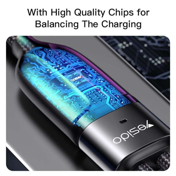 100W USB-C to Lightning & Type-C Cable 140cm
