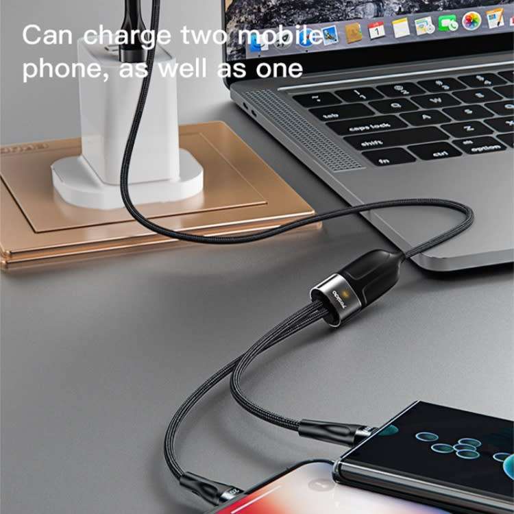 100W USB-C to Lightning & Type-C Cable 140cm