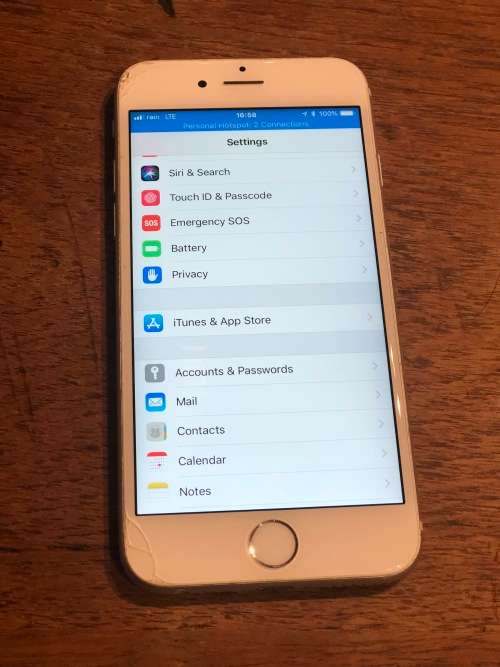 IPHONE 6S 128GIG with box and charger