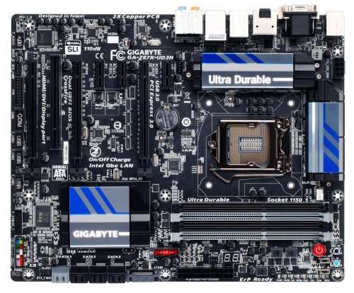 Gigabyte GA-Z87X-UD3H Intel Z87 Chipset LGA1150 Haswell ATX Desktop Motherboard