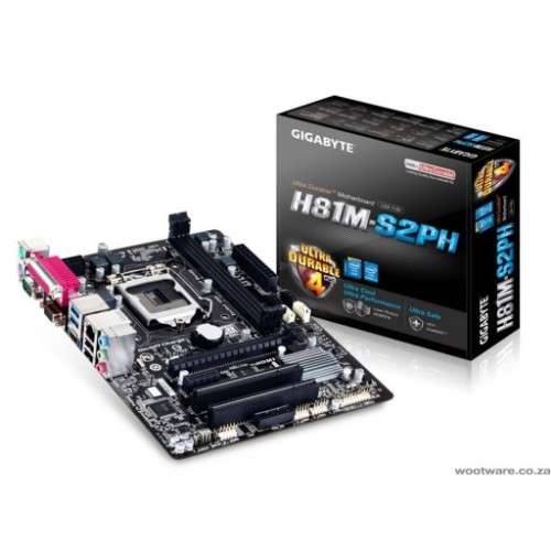 Gigabyte GA-H81M-S2PH LGA1150 Haswell Micro ATX Motherboard