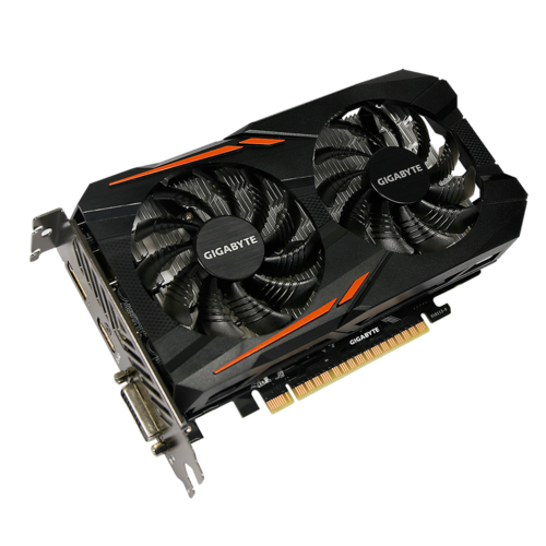 GIGA0BYTE NVIDIA GTX 1050 OC 2048MB 2GB GRAPHICS CARD