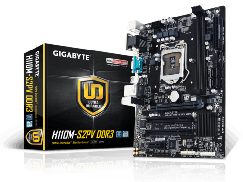 Gigabyte GA-H110M-S2PV DDR3 (rev. 1.0) Intel® H110 micro ATX