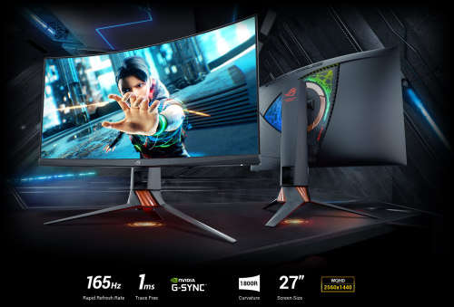Demo Asus ROG Swift PG27VQ Curved Gaming Monitor  27 inch 2K QHD (2560x1440), overclockable