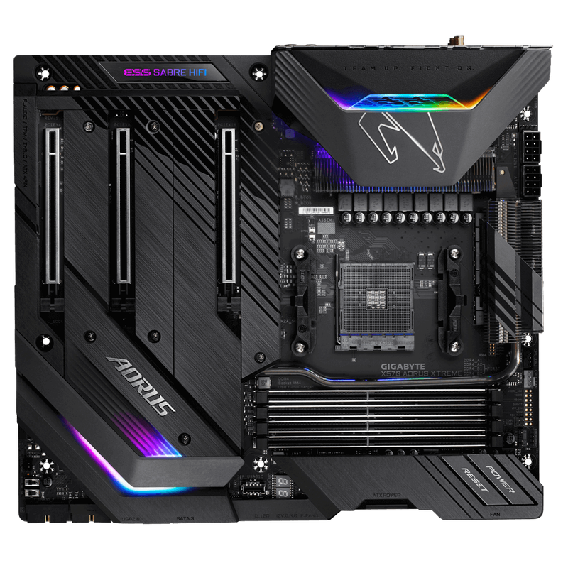 Gigabyte Aorus Extreme AMD X570 Xtreme Chipset For AMD Ryzen with Vega Graphics 4xDDR4 3XM.2 HDMI