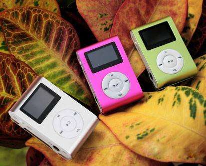 MP3 PLAYER WITH LCD 4GB CLIP ON /FM RADIO