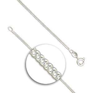 *Genuine Sterling Silver* 60cm Curb Chain