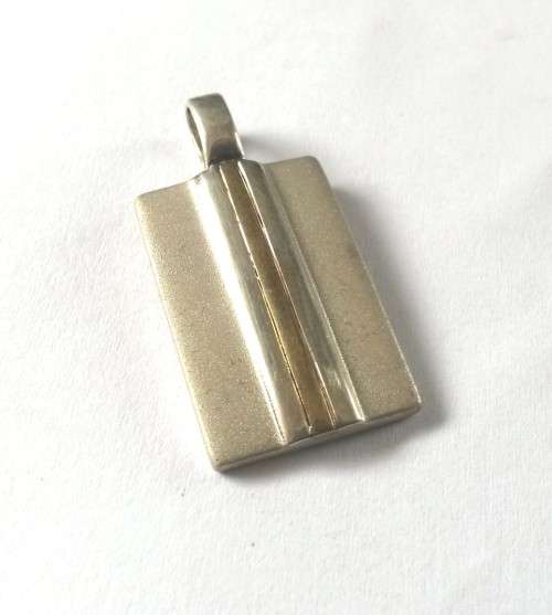 925 Sterling Silver Two Tone Pendant