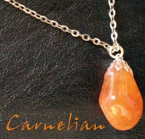 Healing Gemstone Carnelian Necklace