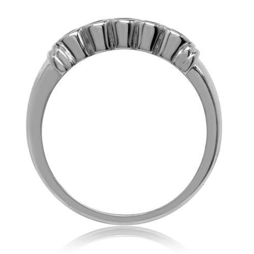0.40ctw Topaz Ring in Silver- Size 7, 8