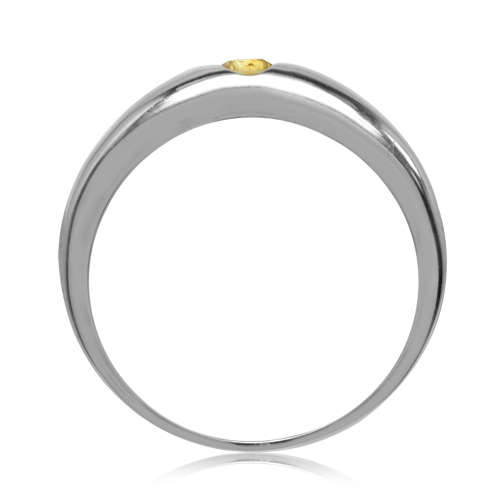 0.10ct Citrine Ring in 925 Sterling Silver- Size 7/8/9