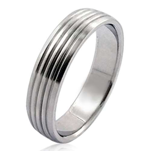 6mm Stainless Steel Band- Size 7.5