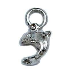Dolphin Charm in 925 Sterling Silver