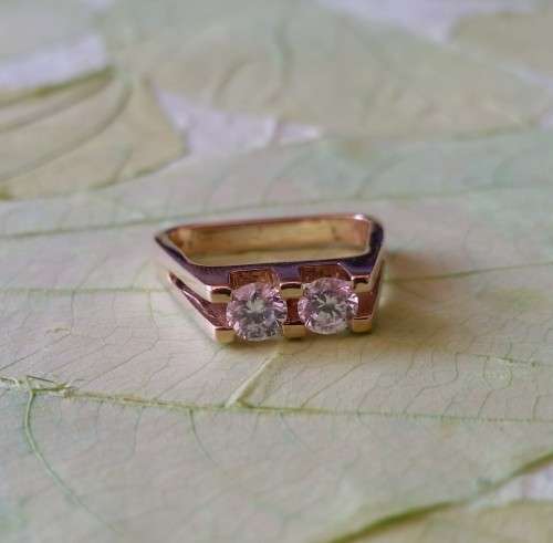 0.70ct Clear Cubic Zirconia Engagement Ring in 9ct Yellow Gold- Size J