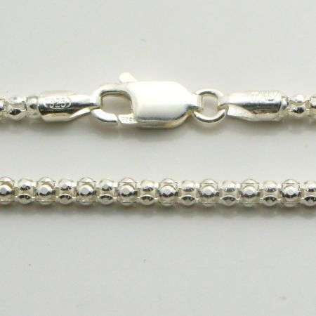 50cm Coreana Bombe Necklace in Silver