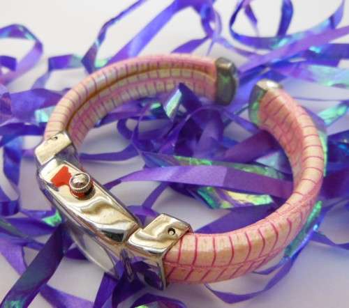 Kiddies Pink Clip On watch