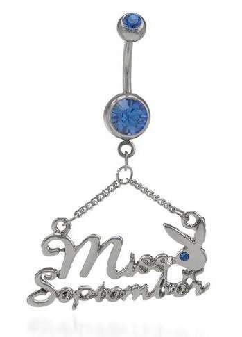 Play Boy Belly Ring in Stainless Steel
