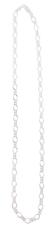 925 Sterling Silver 50cm Figaro Necklace