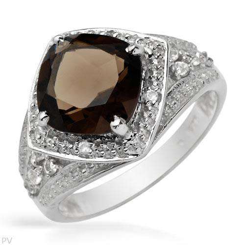 3.02ctw Topaz Ring in 925 Sterling Silver- Size 7