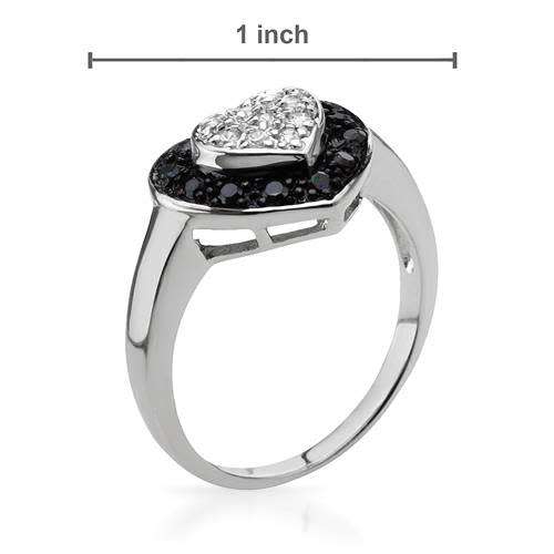 0.10ctw CZ Heart Dress Ring***Size 7