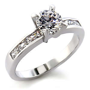 1ct Clear CubicZirconia Dress Ring- Size 7, 9