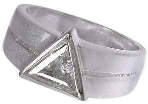 925 Sterling Silver Clear CZ Band -Size 6-9