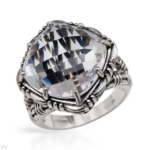 19.60ctw Natural Quartz Ring- Size 9