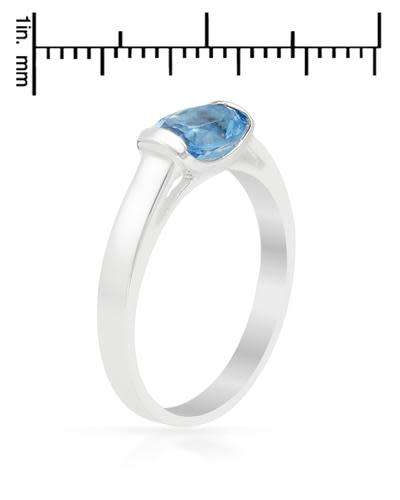 1.30ct Natural Topaz Ring in Silver- Size 8