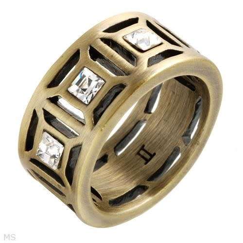 Swarovski Crystal Wedding Band- Size 6.5