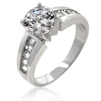 3ctw Solitaire ring Size 10