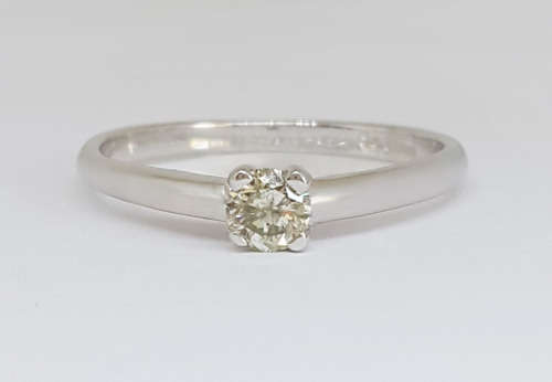 0.28ct Diamond Solitaire ring in 9K White Gold