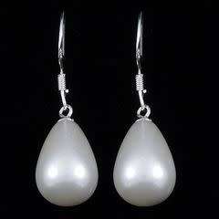Faux Pearl Drop Earrings