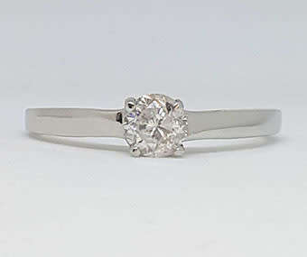 0.38ct Diamond Ring in 9K White Gold