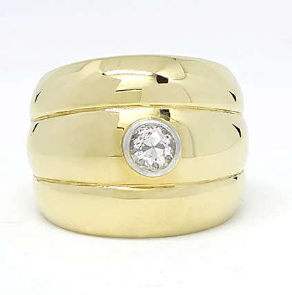 0.29ct Diamond Ring in 9K Yellow Gold