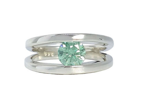 **CD DESIGNER JEWELRY** 1.046ct Moissanite Ring in 925 Sterling Silver