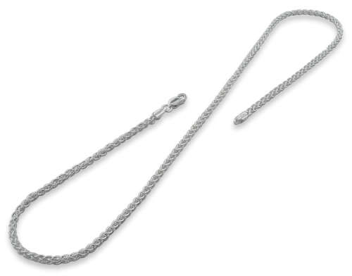 50cm 925 Sterling Silver Spiga Style Chain
