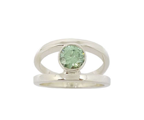 **CD DESIGNER JEWELRY** 1.041 ct Moissanite Ring in 925 Sterling Silver