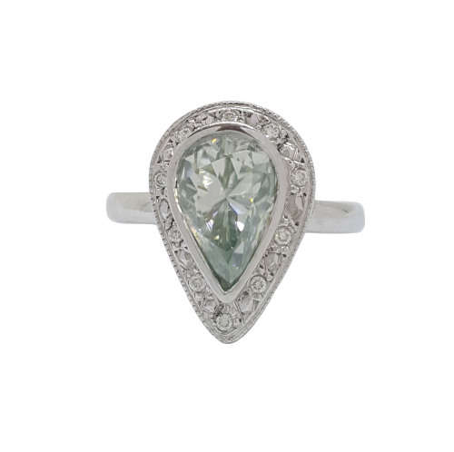 *CD DESIGNER JEWELRY* 2.525 ct Moissanite Ring in 9K White Gold