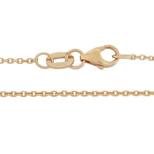 9ct Rose Gold 50cm Anchor Chain