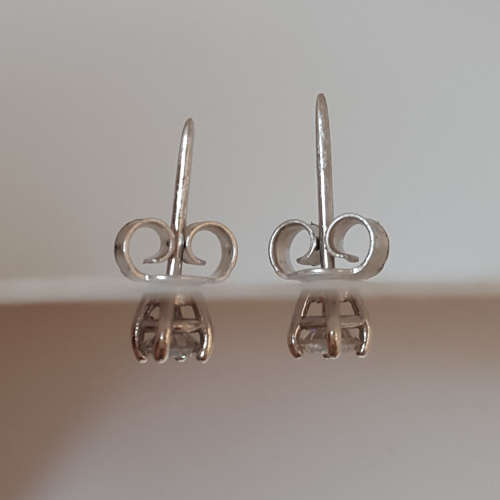 3mm Diamond Studs in 925 Sterling Silver