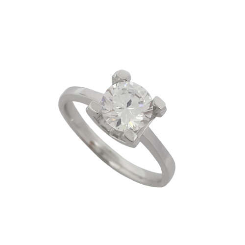 1ctw 925 Sterling Silver Ring- Size 7/ 8