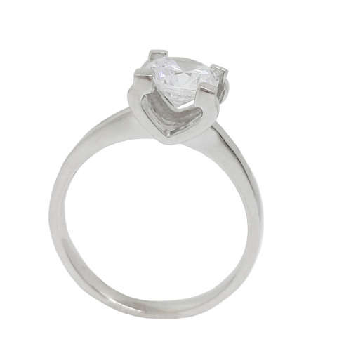 1ctw 925 Sterling Silver Ring- Size 7/ 8