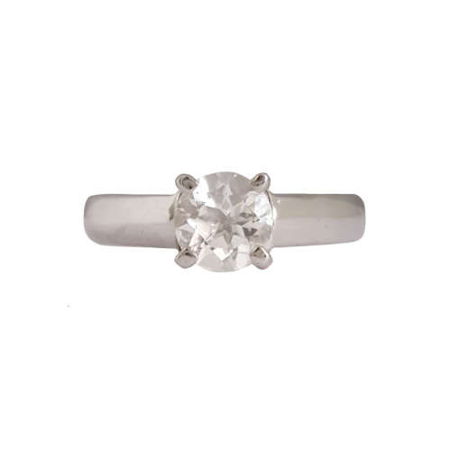 *CD DESIGNER JEWELRY* 0.75ct Natural Topaz Ring in Silver- Size 6.5