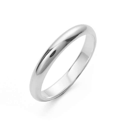 Sterling silver 3mm Band - Size 12.5